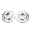 Load image into Gallery viewer, Power Stop Rear Evolution Drilled &amp; Slotted Rotors - Pair fits 1997-2004 Porsche Boxster - Main Product View