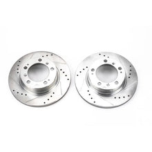 Load image into Gallery viewer, Power Stop Rear Evolution Drilled &amp; Slotted Rotors - Pair fits 1997-2004 Porsche Boxster - Main Product View