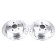 Load image into Gallery viewer, Power Stop Rear Evolution Drilled &amp; Slotted Rotors - Main Product View
