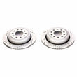 Load image into Gallery viewer, Power Stop Rear Evolution Drilled &amp; Slotted Rotors - Pair fits 2003-2011 Lincoln Town Car - Main Product View
