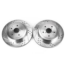 Load image into Gallery viewer, Power Stop Rear Evolution Drilled &amp; Slotted Rotors - Main Product View