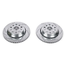 Load image into Gallery viewer, Power Stop Rear Evolution Drilled &amp; Slotted Rotors - Pair fits 2007-2017 Lexus LS460 - Main Product View