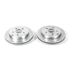 Load image into Gallery viewer, Power Stop Rear Evolution Drilled &amp; Slotted Rotors - Pair fits 2008-2009 Pontiac G8 - Main Product View