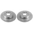 Load image into Gallery viewer, Power Stop Rear Evolution Drilled &amp; Slotted Rotors - Pair fits 2008-2015 Mercedes-Benz C250 / C300 - Main Product View