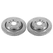 Load image into Gallery viewer, Power Stop Rear Evolution Drilled &amp; Slotted Rotors - Pair fits 2010-2017 Volvo XC60 - Main Product View