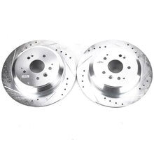 Load image into Gallery viewer, Power Stop Rear Evolution Drilled &amp; Slotted Rotors - Pair fits 2014-2016 Acura MDX - Main Product View