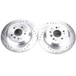 Load image into Gallery viewer, Power Stop Rear Evolution Drilled &amp; Slotted Rotors - Main Product View