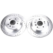 Load image into Gallery viewer, Power Stop Rear Evolution Drilled &amp; Slotted Rotors - Main Product View