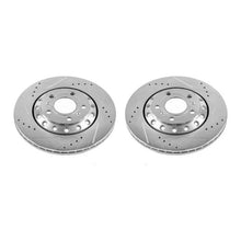 Load image into Gallery viewer, Power Stop Rear Evolution Drilled &amp; Slotted Rotors - Main Product View