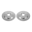 Load image into Gallery viewer, Power Stop Rear Evolution Drilled &amp; Slotted Rotors - Main Product View