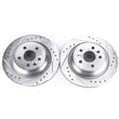 Load image into Gallery viewer, Power Stop Rear Evolution Drilled &amp; Slotted Rotors - Main Product View