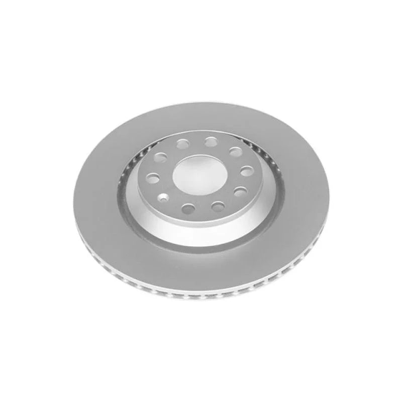 Power Stop Rear High Carbon Geomet Coated Rotor fits 2019 2020 Audi A3 Quattro / 2019-2025 Audi Q3 / 2017-2024 Audi RS3 / ...
