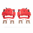 Load image into Gallery viewer, Power Stop Rear Red Calipers - Main Product View