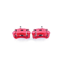 Load image into Gallery viewer, Power Stop Rear Red Calipers w/Brackets - Pair fits 1998-2007 Lexus LX470 / 1998-2007 Toyota Land Cruiser - Main Product View