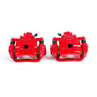 Load image into Gallery viewer, Power Stop Rear Red Calipers w/Brackets - Main Product View
