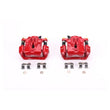 Load image into Gallery viewer, Power Stop Rear Red Calipers w/Brackets - Pair fits 2006-2009 Subaru Legacy / Outback - Main Product View