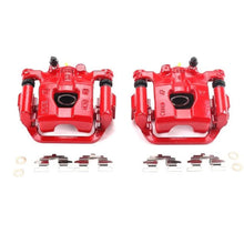 Load image into Gallery viewer, Power Stop Rear Red Calipers w/Brackets - Pair fits 2007-2019 Nissan Juke / Sentra - Main Product View