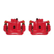 Load image into Gallery viewer, Power Stop Rear Red Calipers w/Brackets - Pair fits 2010-2016 Hyundai Genesis / Genesis COUPE - Main Product View