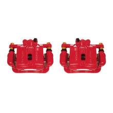Load image into Gallery viewer, Power Stop Rear Red Calipers w/Brackets - Pair fits 2010-2016 Hyundai Genesis / Genesis COUPE - Main Product View