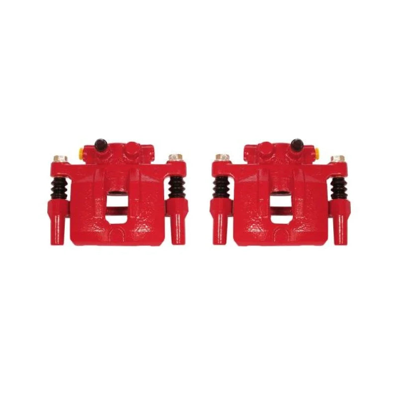 Power Stop Rear Red Calipers w/Brackets Pair fits 2011-2014 Chrysler 200 LIMITED / 2007 Chrysler Sebring / 2008-2010 Chrys...