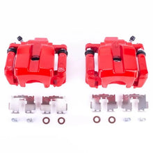 Load image into Gallery viewer, Power Stop Rear Red Calipers w/Brackets - Main Product View