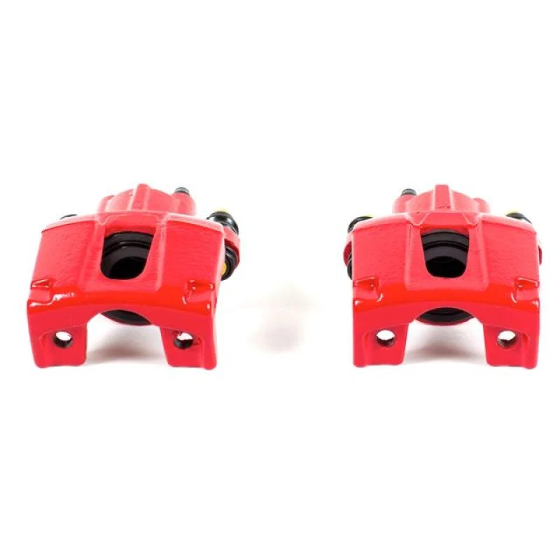 Power Stop Rear Red Calipers w/o Brackets Pair fits 2004-2010 Infiniti QX56 / 2005-2009 Nissan Armada LE / 2010-2015 2018 ...