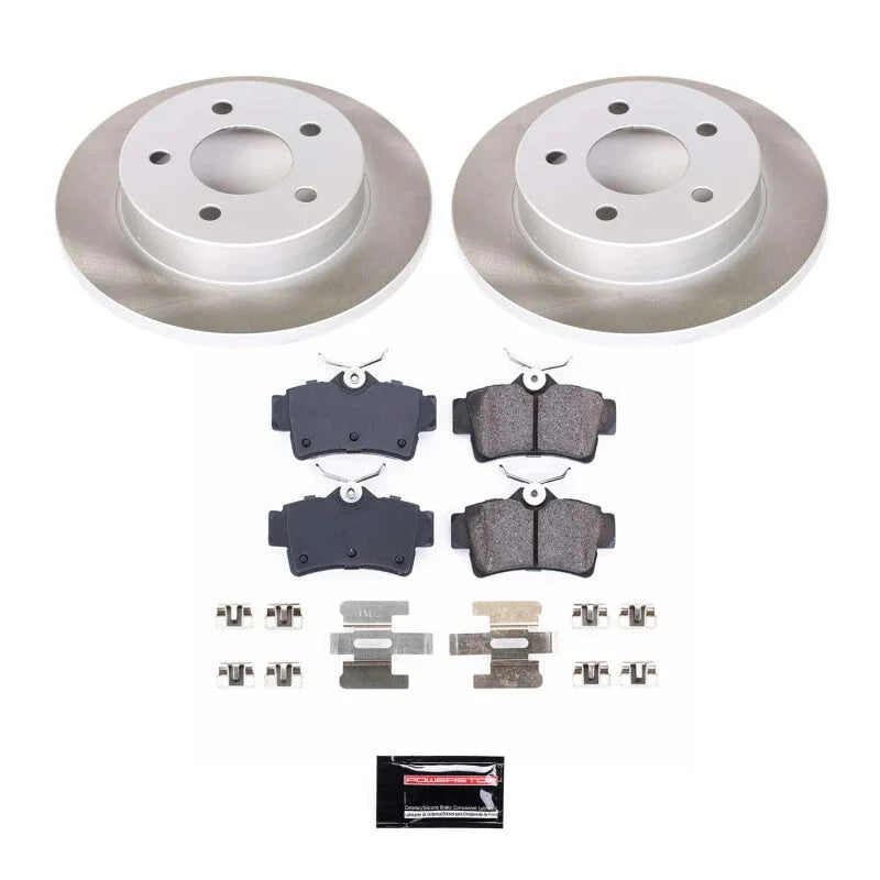 Power Stop Rear Semi-Coated Rotor Kit fits 1994-2004 Ford Mustang / 1995 Ford Mustang GTS
