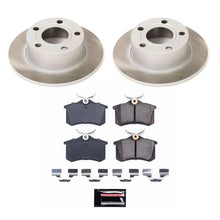 Load image into Gallery viewer, Power Stop Rear Semi-Coated Rotor Kit fits 1998-2004 Audi A6 / Volkswagen Passat / 2003-2005 Volkswagen Passat GL / 2004-2...