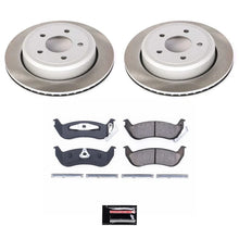 Load image into Gallery viewer, Power Stop Rear Semi-Coated Rotor Kit fits 2003-2011 Ford Crown Victoria / 2003-2011 Mercury Grand Marquis / 2003 2004 Mer...