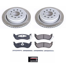 Load image into Gallery viewer, Power Stop Rear Semi-Coated Rotor Kit fits 2003-2011 Lincoln Town Car