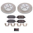 Load image into Gallery viewer, Power Stop Rear Semi-Coated Rotor Kit fits 2009-2012 Infiniti EX35 / 2013 Infiniti EX37 / 2015 Infiniti Q40 / 2014-2017 In...