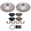 Load image into Gallery viewer, Power Stop Rear Semi-Coated Rotor Kit fits 2011-2018 BMW X3 / X4
