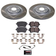 Load image into Gallery viewer, Power Stop Rear Semi-Coated Rotor Kit fits 2012 Audi A7 Quattro / 2017-2021 Porsche Macan / 2017-2021 Porsche Macan GTS / ...