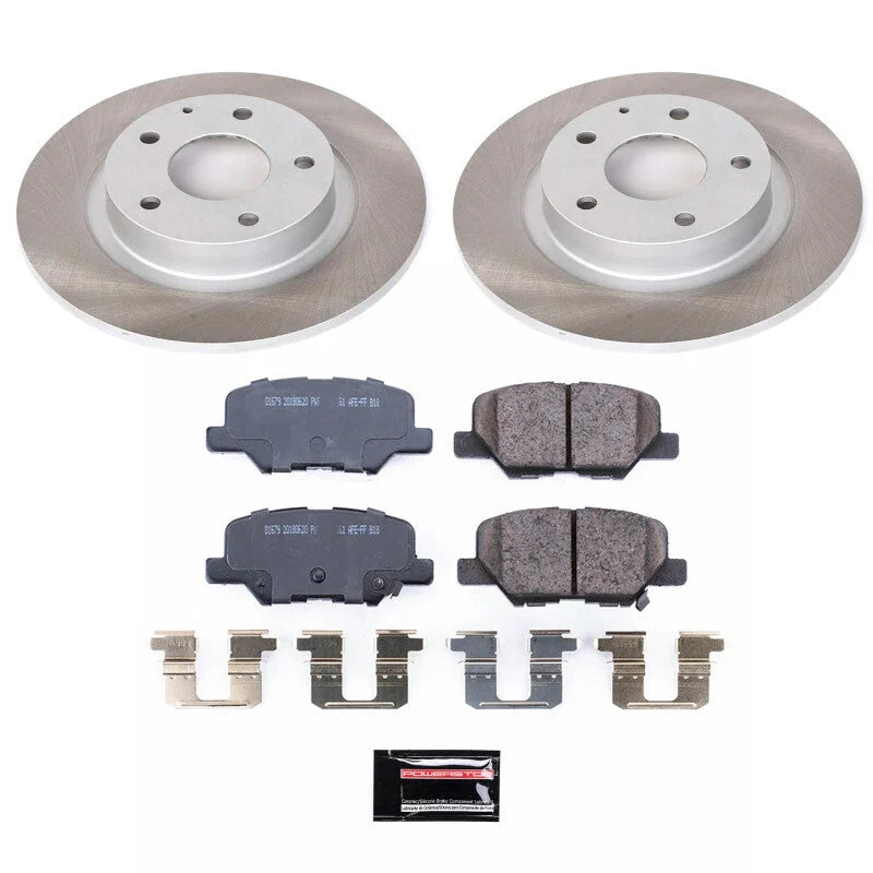 Power Stop Rear Semi-Coated Rotor Kit fits 2014-2015 Mazda 6 Grand Touring