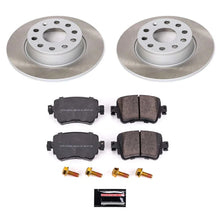 Load image into Gallery viewer, Power Stop Rear Semi-Coated Rotor Kit fits 2015-2018 Volkswagen GTI / 2015-2021 Volkswagen Golf / 2017-2019 Volkswagen Gol...