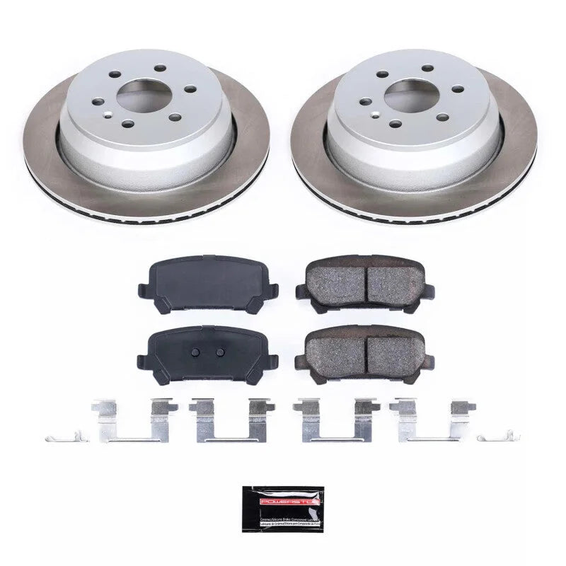 Power Stop Rear Semi-Coated Rotor Kit fits 2015-2020 Chevrolet Colorado / 2017-2020 Chevrolet Colorado ZR2 / 2015-2020 GMC...