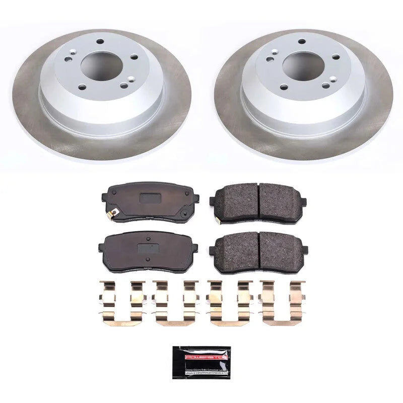 Power Stop Rear Semi-Coated Rotor Kit fits 2015-2021 Kia Sedona