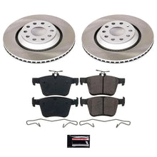 Load image into Gallery viewer, Power Stop Rear Semi-Coated Rotor Kit fits 2019 2020 Audi A3 Quattro / 2019-2025 Audi Q3 / 2017-2020 Audi RS3 / 2015-2020 ...