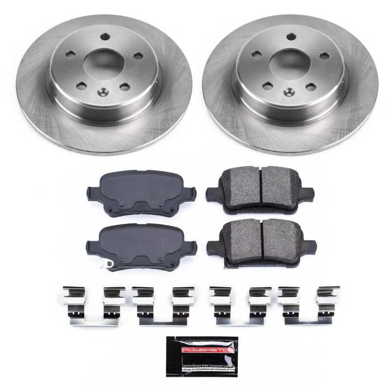 Power Stop Rear Semi-Coated Rotor Kit fits 2022-2023 Chevrolet Bolt Euv / 2017-2023 Chevrolet Bolt Ev / 2017-2019 Chevrole...