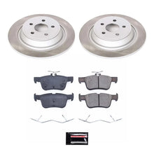 Load image into Gallery viewer, Power Stop Rear Semi-Coated Rotor Kit fits 2022-2024 Ford Edge SE / 2016-2018 Lincoln Mkx Black Label / 2019-2020 Lincoln ...