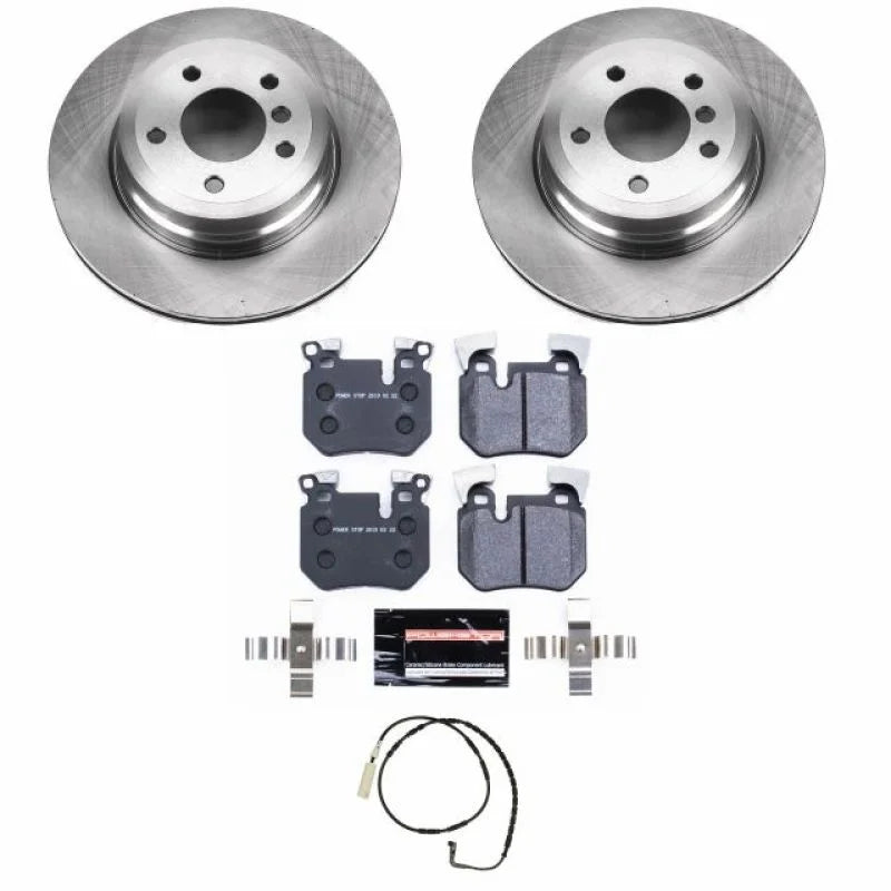 Power Stop Rear Track Day Brake Kit fits 2008-2010 BMW 135I - Main Product View