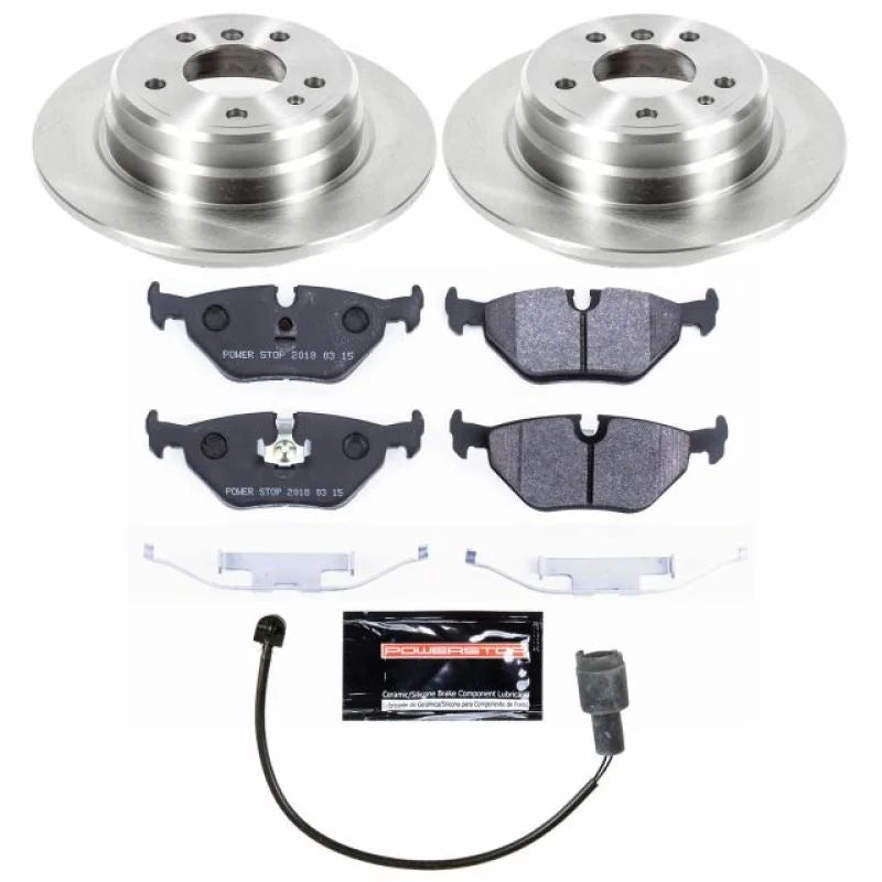 Power Stop Rear Track Day SPEC Brake Kit fits 1990-1995 BMW 525I / 1993 BMW 525IT / 1994-1995 BMW 530I / 1990-1993 BMW 535I