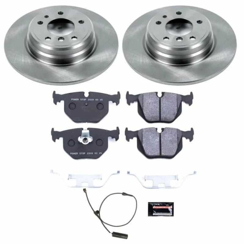Power Stop Rear Track Day SPEC Brake Kit fits 1995-2001 BMW 740I / 1995-2001 BMW 740IL - Main Product View