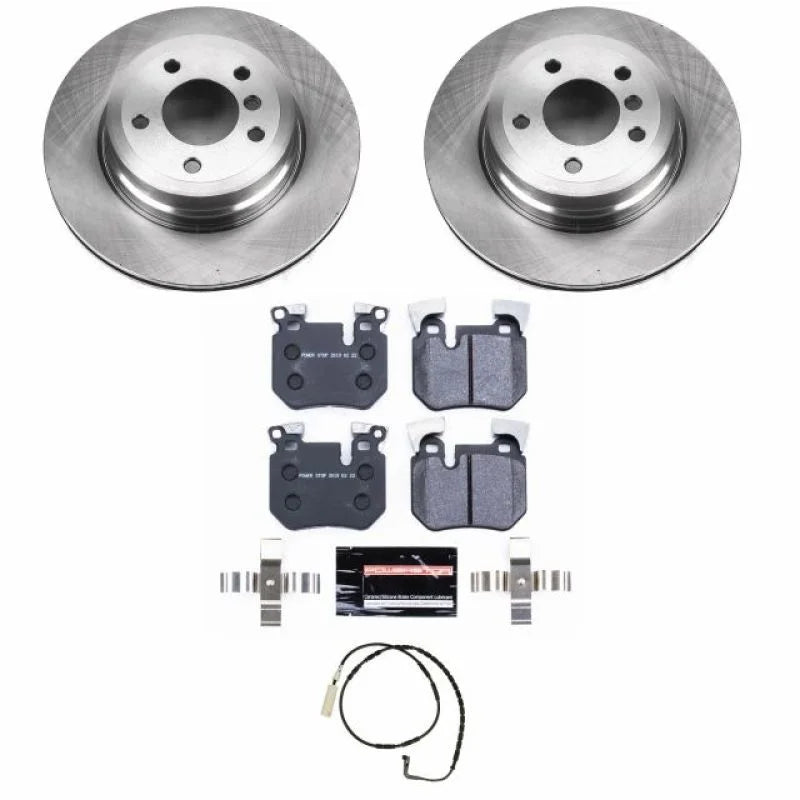 Power Stop Rear Track Day SPEC Brake Kit fits 2008-2010 BMW 135I - Main Product View