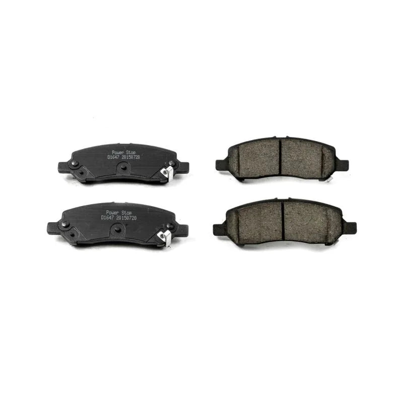 Power Stop Rear Z16 Evolution Ceramic Brake Pads fits 2013-2016 Dodge DART - Main Product View