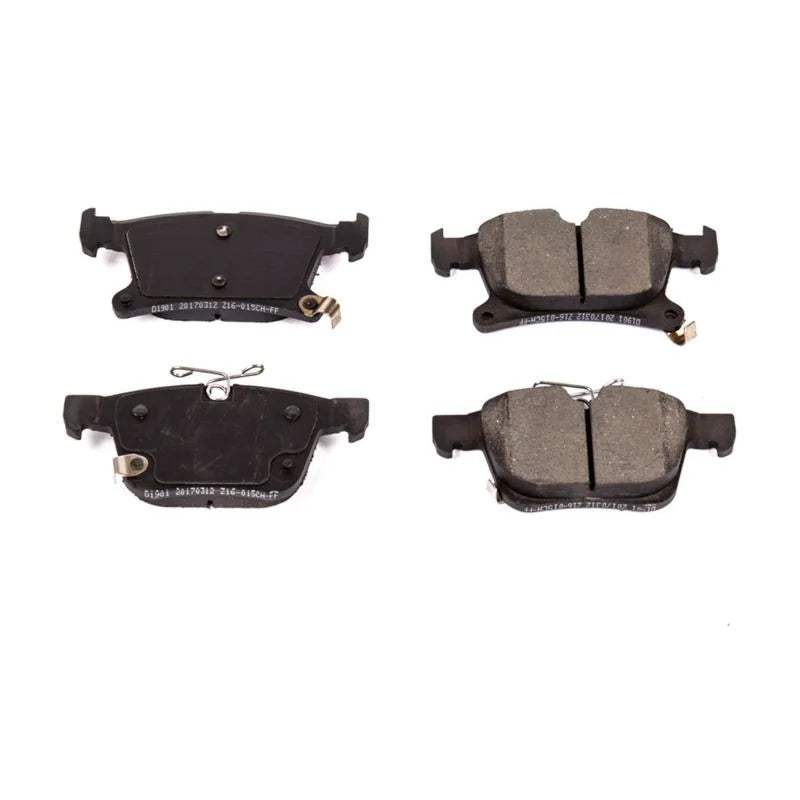 Power Stop Rear Z16 Evolution Ceramic Brake Pads fits 2017-2024 Chrysler Pacifica / Voyager - Main Product View