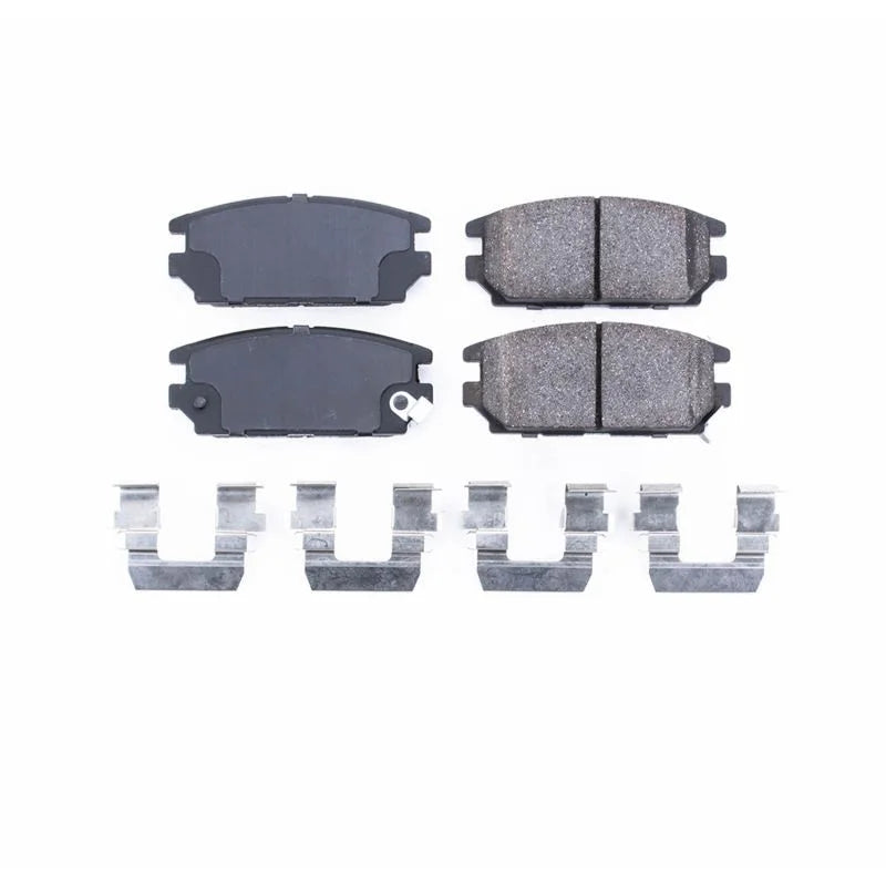 Power Stop Rear Z17 Ceramic Brake Pads w/Hardware fits 1991-1994 Dodge Stealth / 1995 Eagle Talon TSI / 1991-1993 Mitsubis...