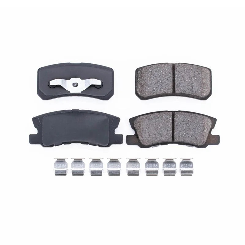Power Stop Rear Z17 Ceramic Brake Pads w/Hardware fits 2011-2014 Chrysler 200 LIMITED / 2007 Chrysler Sebring / 2008-2010 ...