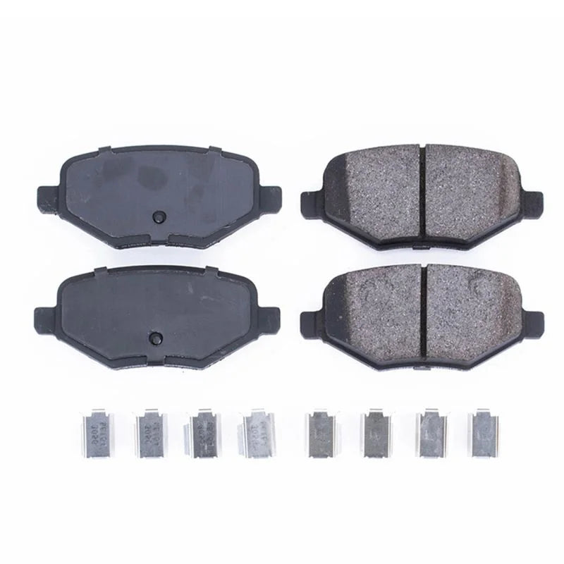 Power Stop Rear Z17 Ceramic Brake Pads w/Hardware fits 2011-2015 Ford Edge / 2013-2017 Ford Explorer / 2013-2016 Ford Flex...