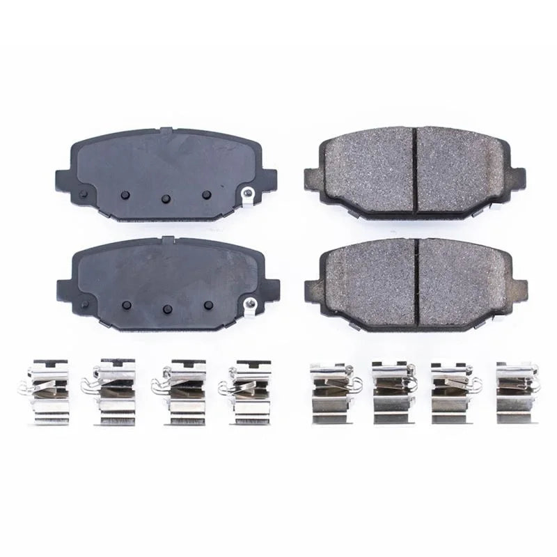 Power Stop Rear Z17 Ceramic Brake Pads w/Hardware fits Chrysler Town / 2012-2016 Chrysler Town & / 2012-2020 Dodge Grand C...